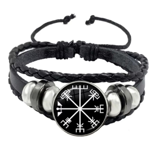 Náramek viking - kompas - vegvisir (19)
