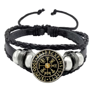 Náramek viking - kompas - vegvisir (20)