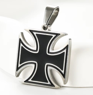 Řetízek kříž (ocel) 18