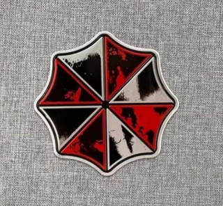 Samolepka (na auto, notebook) Resident Evil - Umbrella Corporation - 3D (21)
