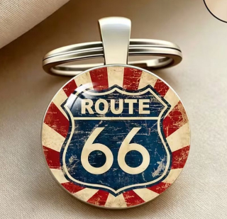 Klíčenka Route 66 (J)