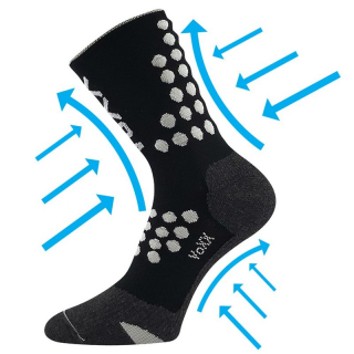 Ponožky sportovní kompresní (s ionty stříbra)