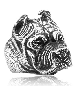 Prsten Pitbull - ocelový