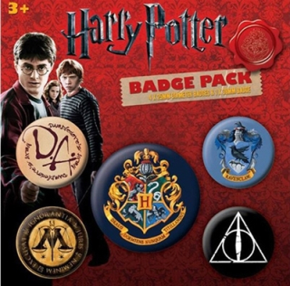 Set 5 placek Harry Potter - Bradavice