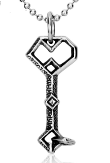 Řetízek Hobbit (Pán Prstenů) - Thorin - klíč (ocel)