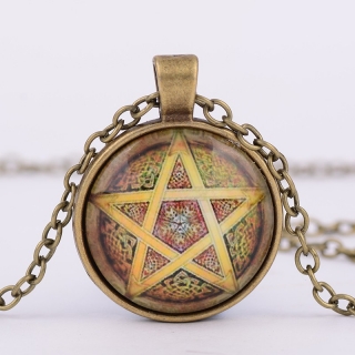 Řetízek Supernatural (Lovci duchů) - pentagram (13)