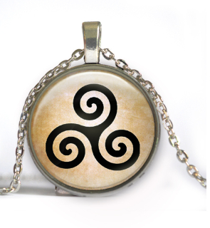 Řetízek Teen Wolf (Vlčí mládě) 5 - st, Triskelion