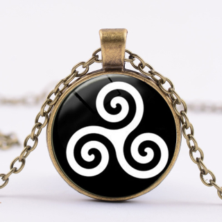 Řetízek Teen Wolf (Vlčí mládě) 6 - br, Triskelion